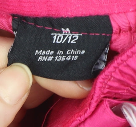 Girls UK Size 10-12 Years Weatherproof 32 Degrees Regular Fit Snow Pants Pink Tr