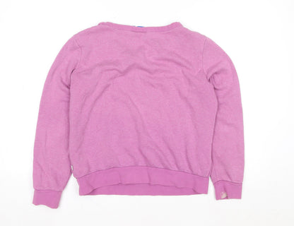 Womens UK Size 12 adidas Pink Pullover Sweatshirt