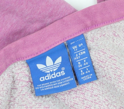 Womens UK Size 12 adidas Pink Pullover Sweatshirt