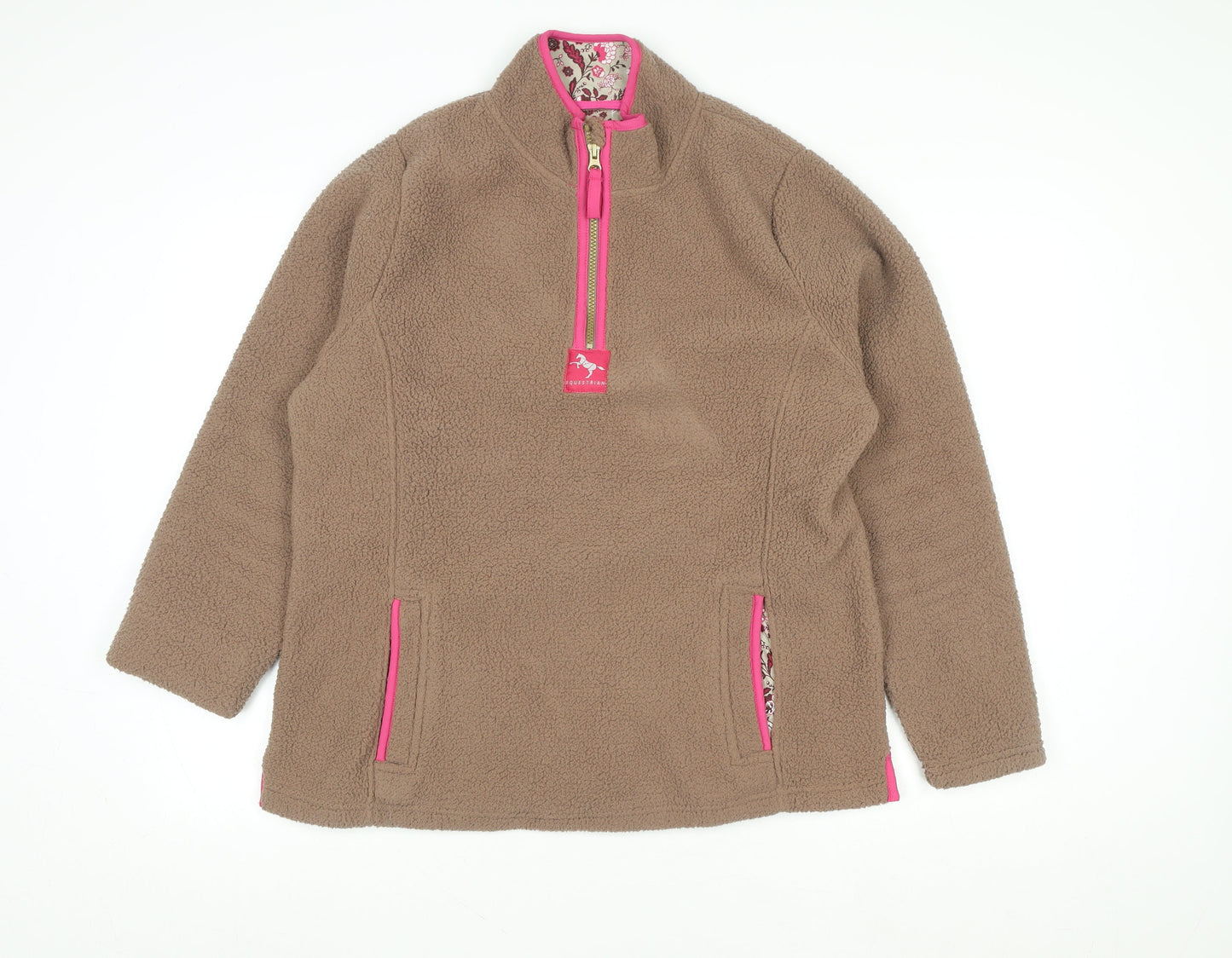 Womens UK Size L Crane Beige Pullover Sweatshirt