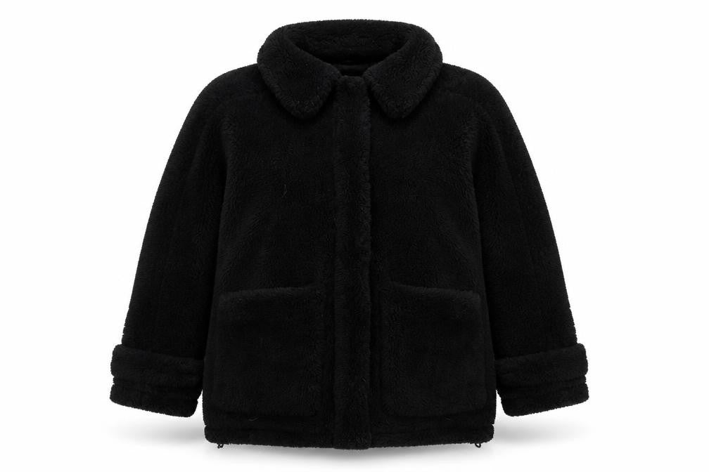 Womens UK Size S Topshop Black Puffer Jacket