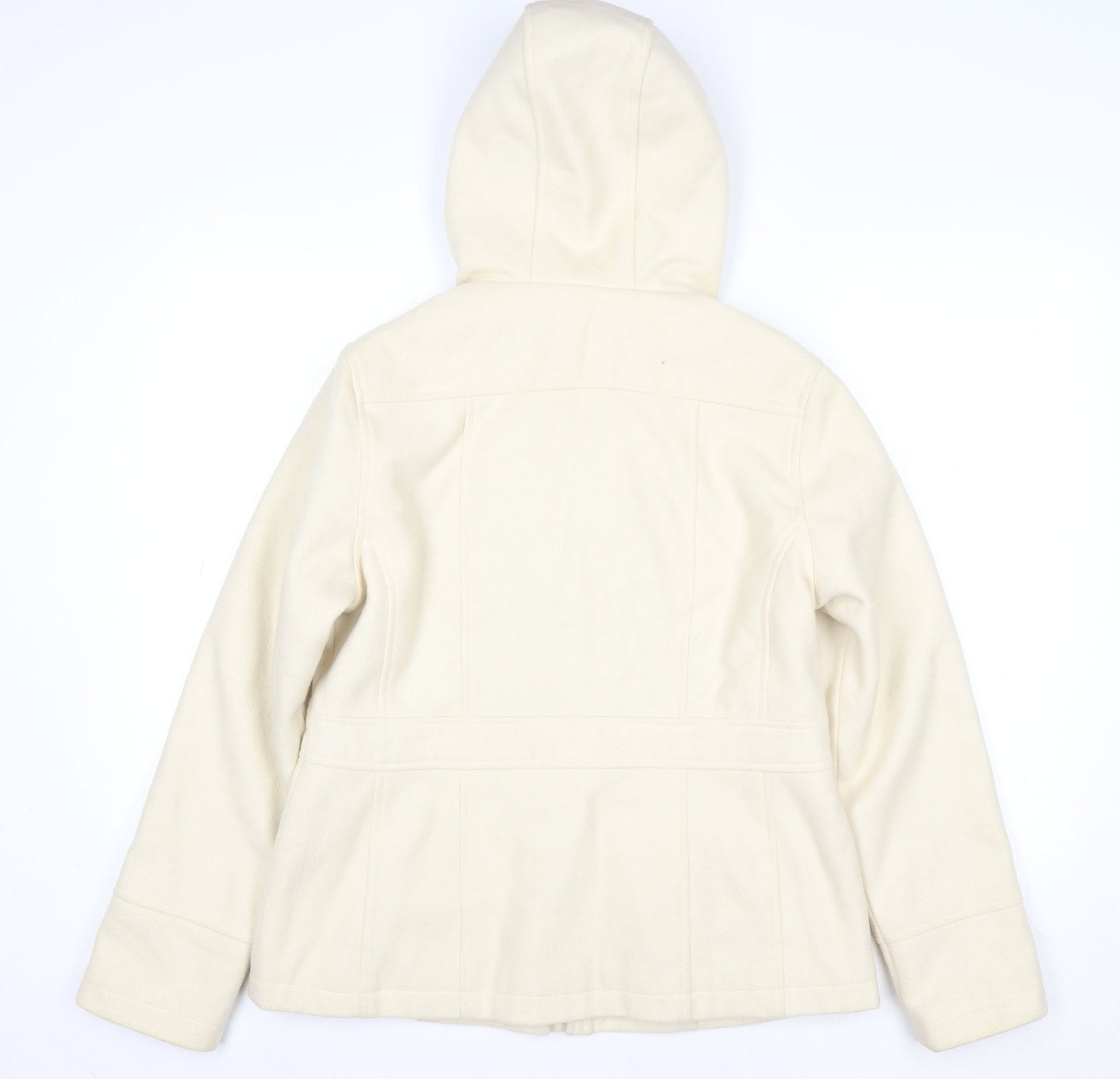 Womens UK Size 14 Debenhams Ivory Parka Coat