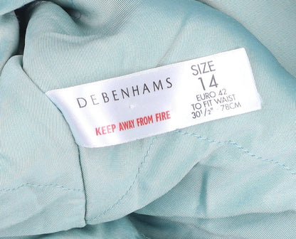 Womens UK Size 14 Debenhams Ivory Parka Coat