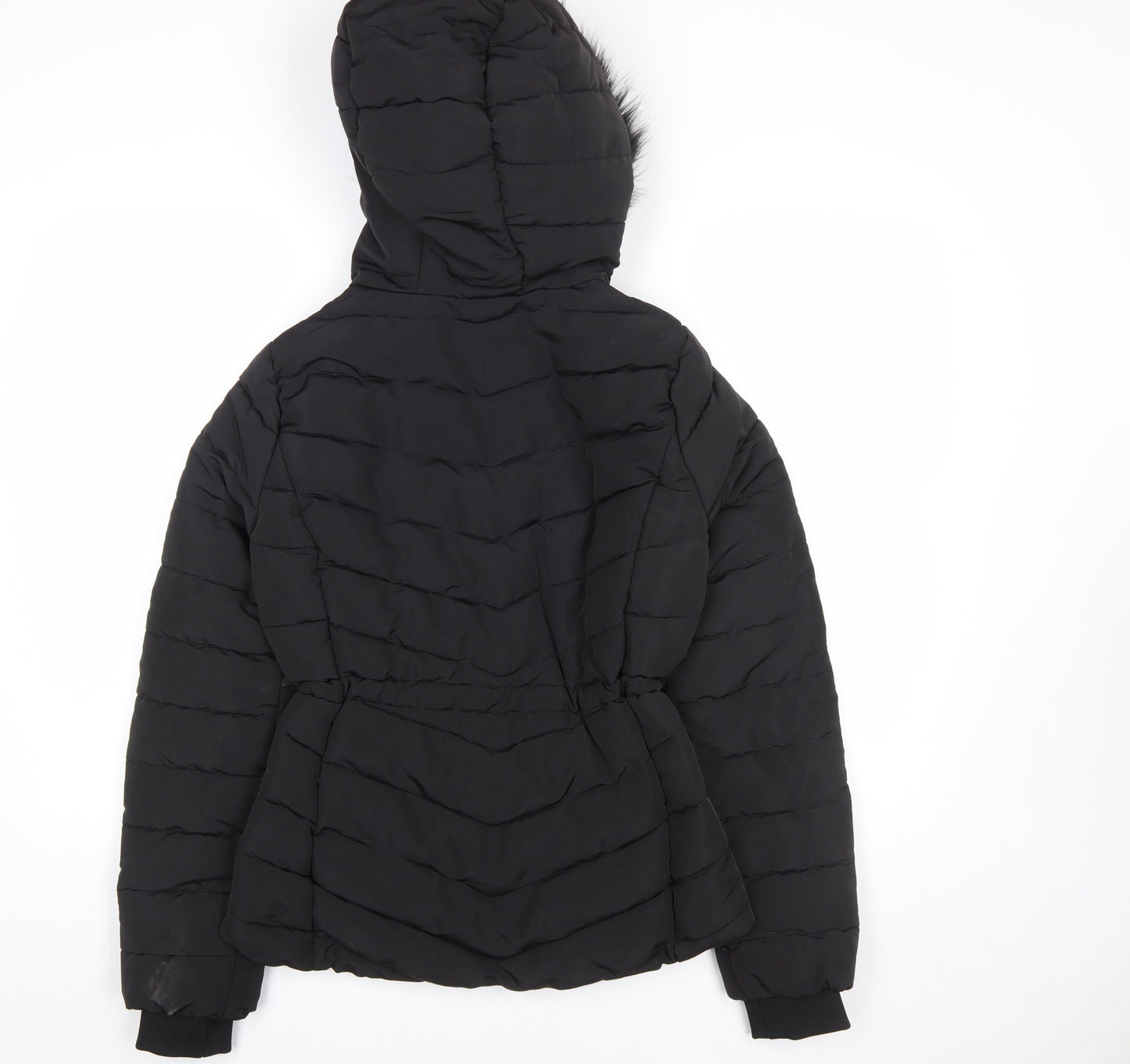 Womens UK Size XS H&M Black Puffer Jacket