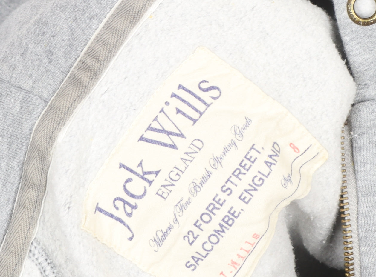 Womens UK Size 8 Jack Wills Grey Basic Jacket