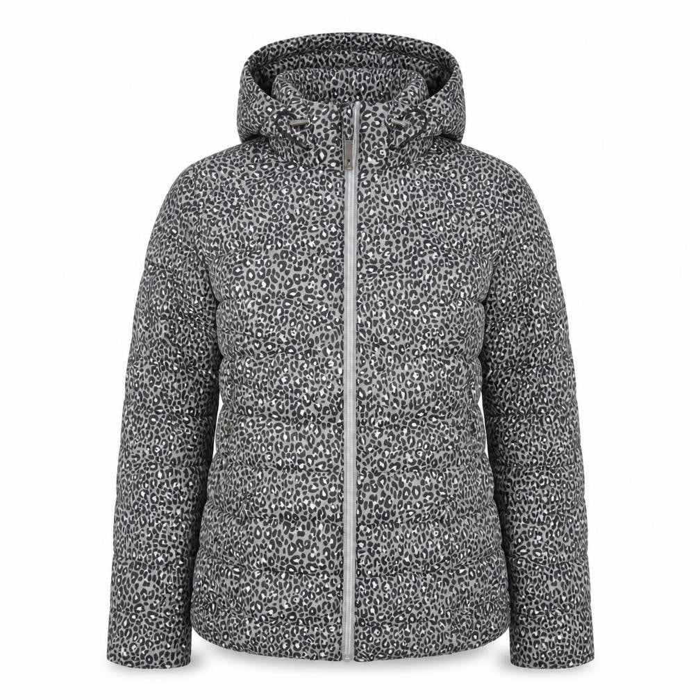 Womens UK Size 8 F&F Grey Puffer Jacket