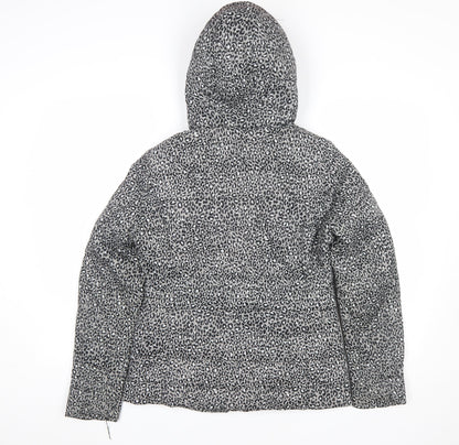 Womens UK Size 8 F&F Grey Puffer Jacket