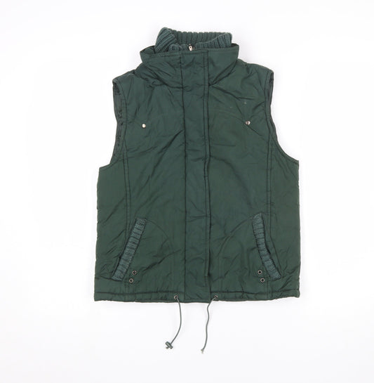 Editions Green Women's Size 12 Padded Bodywarmer Waistcoat