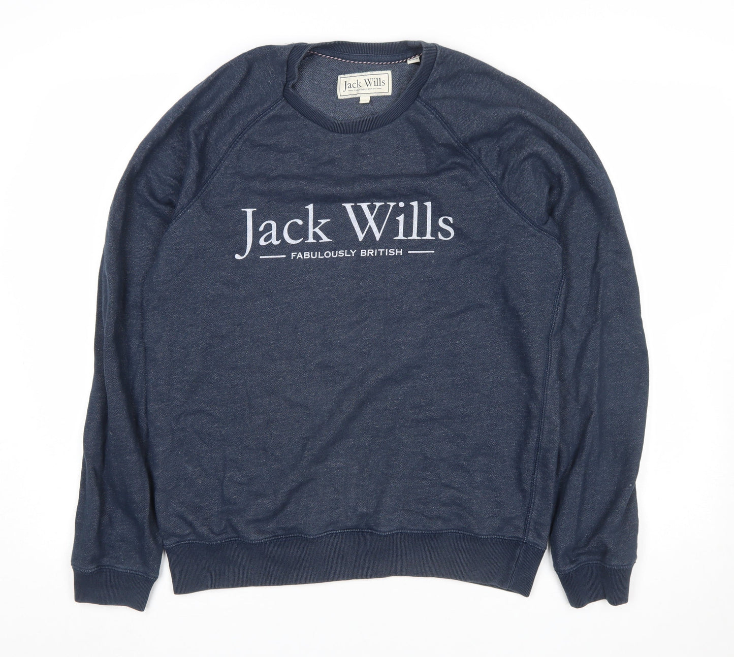 Womens UK Size M Jack Wills Blue Pullover Sweatshirt
