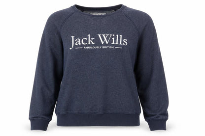 Womens UK Size M Jack Wills Blue Pullover Sweatshirt