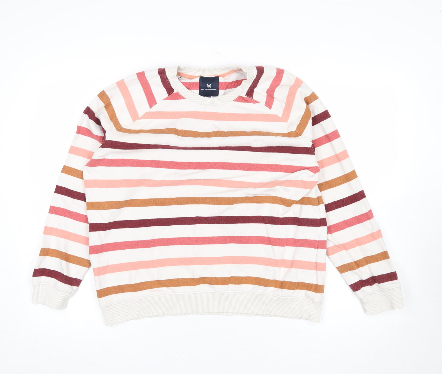 Womens UK Size 14 Crew Clothing Company Multicoloured Pullover Sweatshirt