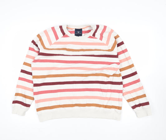 Womens UK Size 14 Crew Clothing Company Multicoloured Pullover Sweatshirt
