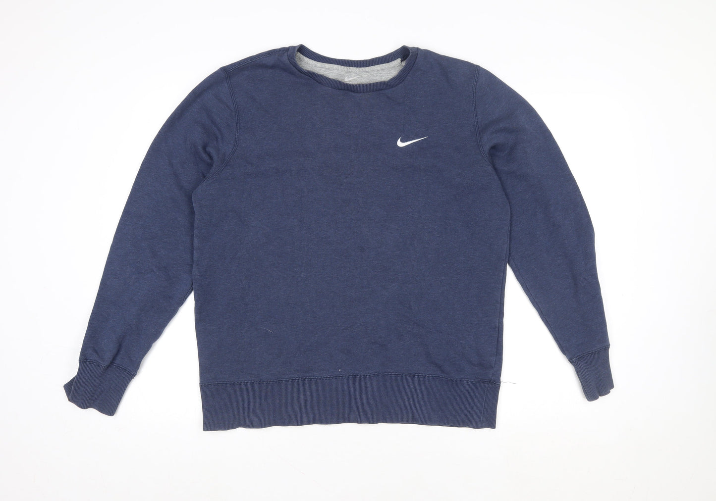 Womens UK Size M Nike Blue Pullover Sweatshirt