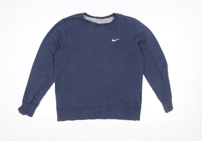 Womens UK Size M Nike Blue Pullover Sweatshirt