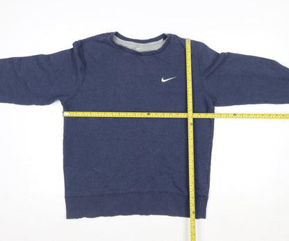 Womens UK Size M Nike Blue Pullover Sweatshirt