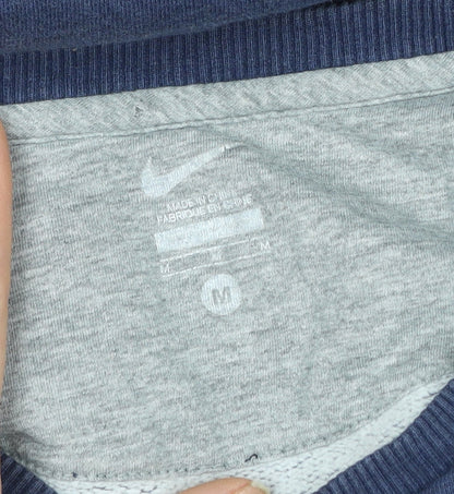 Womens UK Size M Nike Blue Pullover Sweatshirt