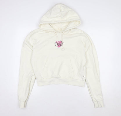 Womens UK Size S VANS Ivory Pullover Hoodie