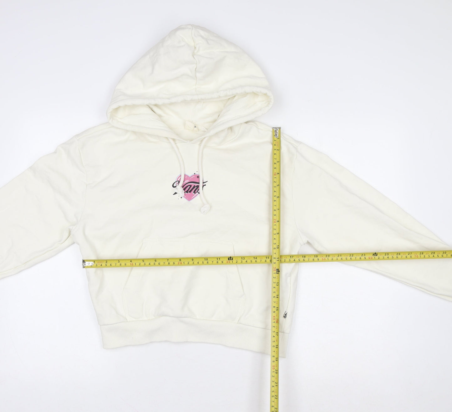 Womens UK Size S VANS Ivory Pullover Hoodie