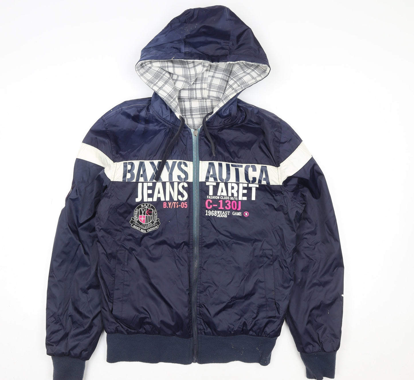 Unisex Adults UK Size L Baxyboy Blue Windbreaker Coat