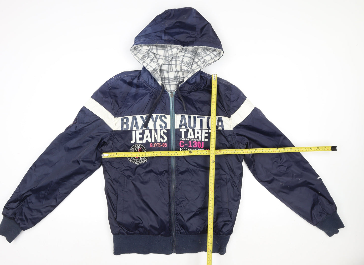 Unisex Adults UK Size L Baxyboy Blue Windbreaker Coat