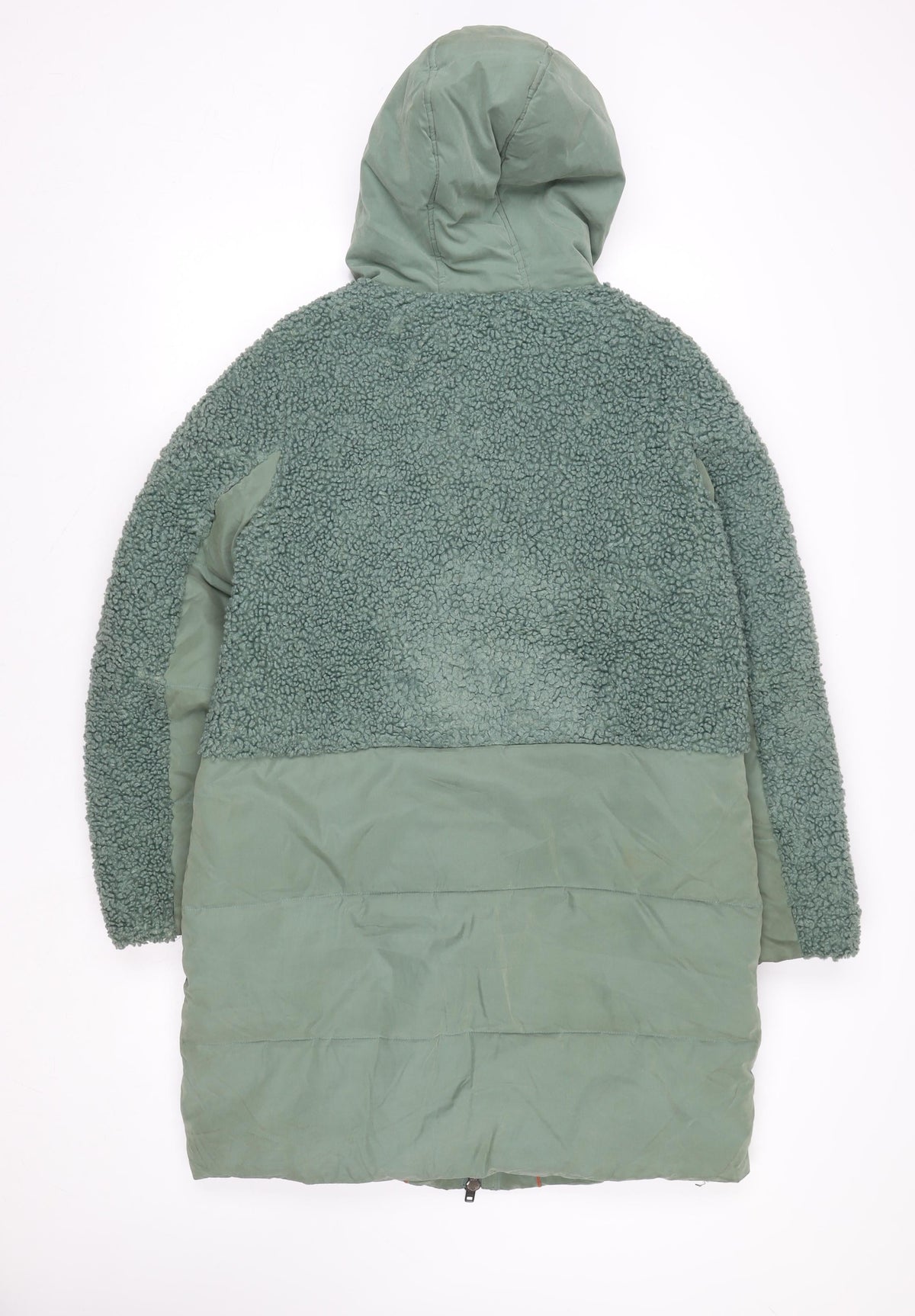 White Stuff Men’s Green Hooded Parka Jacket Size 38 Regular Fit