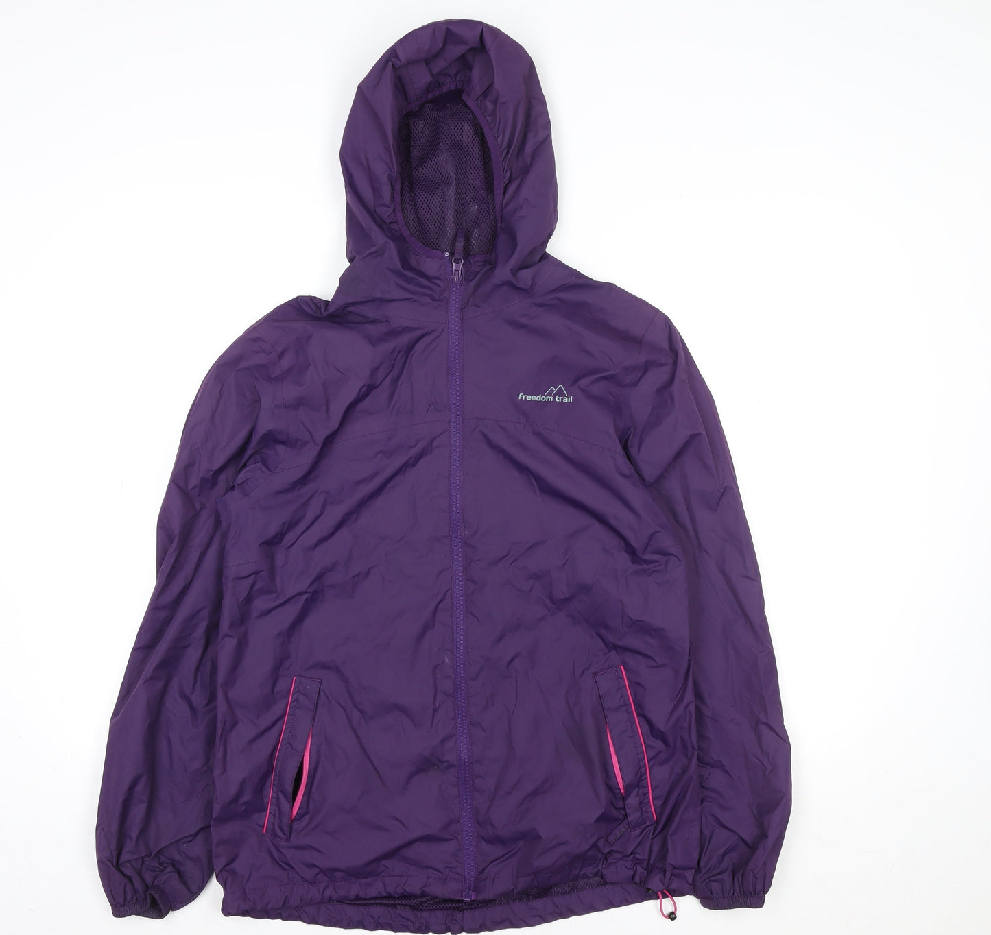 Womens UK Size 12 Freedom Trail Purple Rain Coat