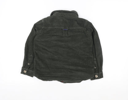 Boys UK Size 7-8 Years Crew Clothing Green Shirt Jacket