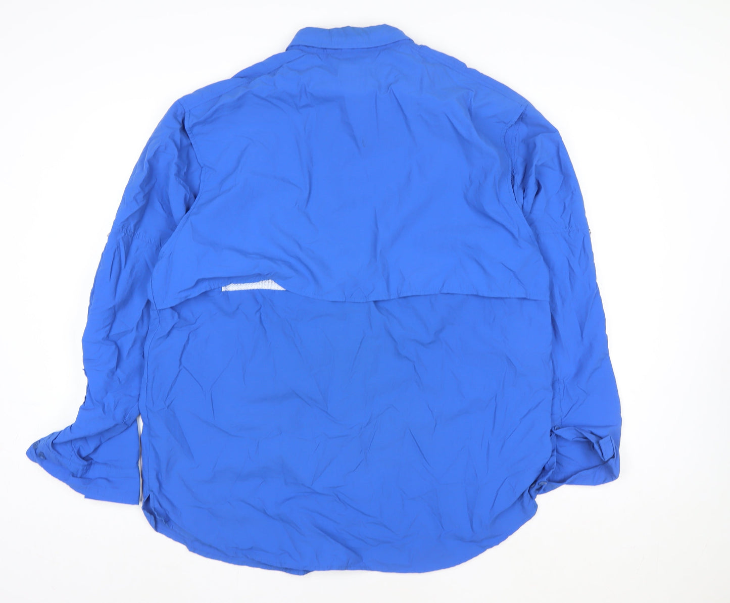 Mens UK Size L TCLA Blue Windbreaker Coat