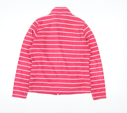 Womens UK Size 12 Marks and Spencer Pink Full Zip Sweatshirt
