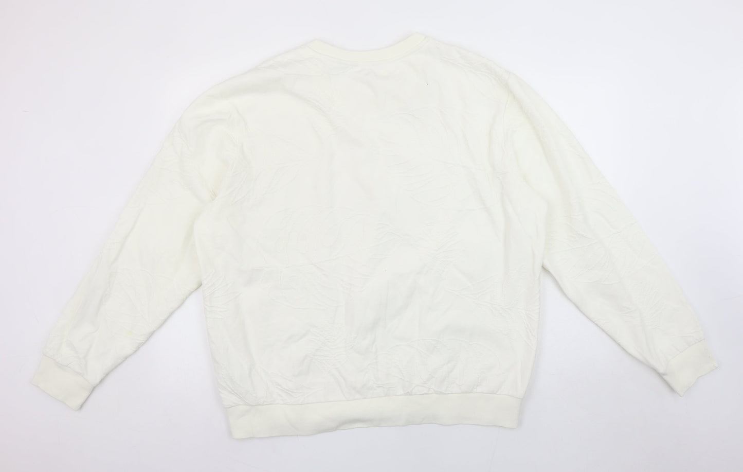 Womens UK Size L NEXT Ivory Pullover Sweatshirt
