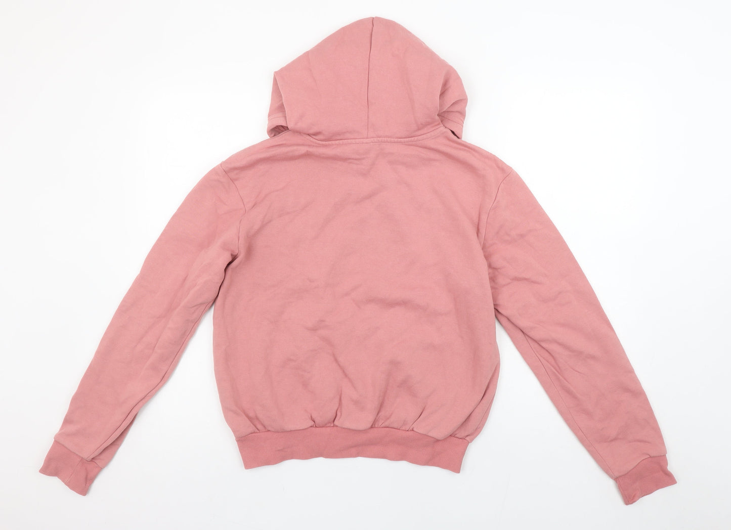 Womens UK Size XS H&M Pink Pullover Hoodie