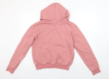 Womens UK Size XS H&M Pink Pullover Hoodie