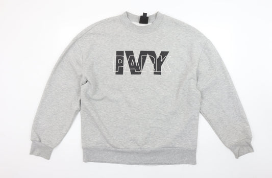 Unisex Adults UK Size M IVY PARK Grey Pullover Sweatshirt