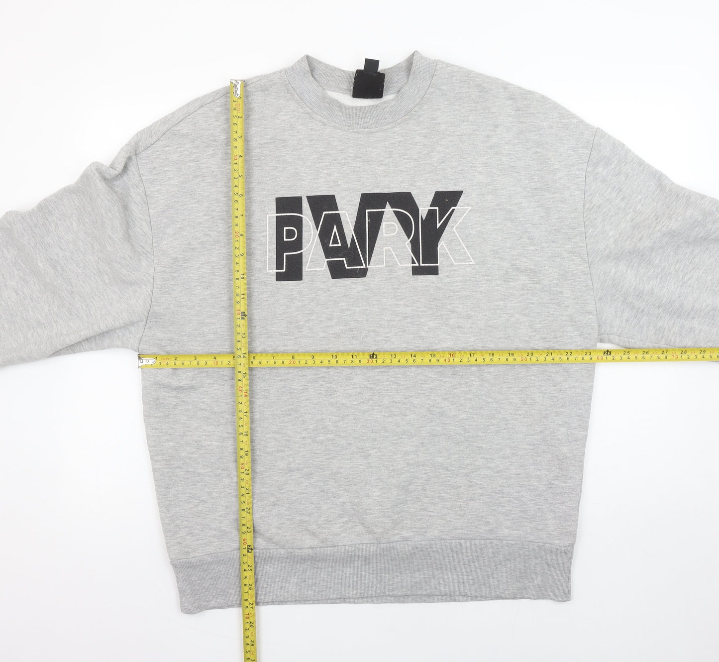 Unisex Adults UK Size M IVY PARK Grey Pullover Sweatshirt