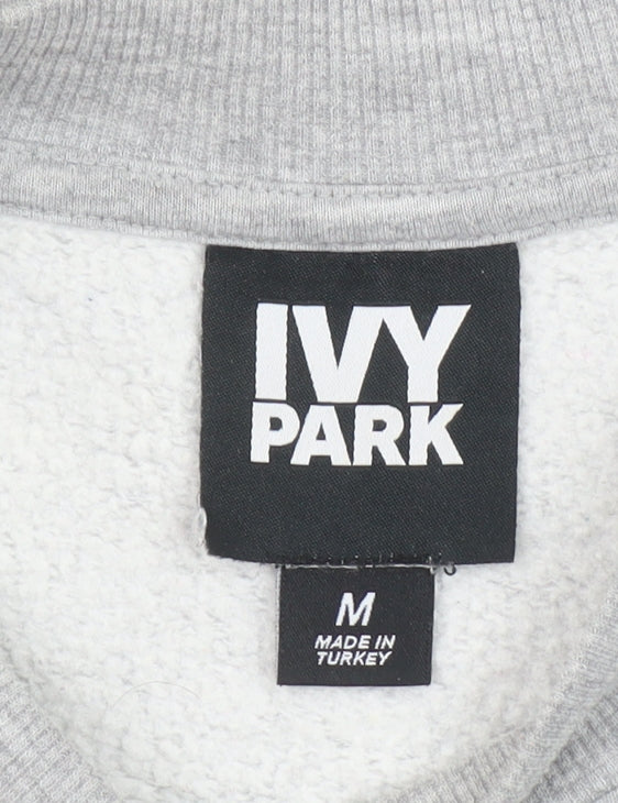 Unisex Adults UK Size M IVY PARK Grey Pullover Sweatshirt