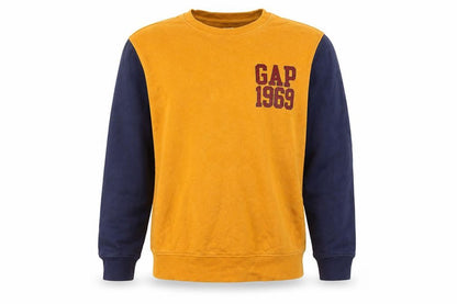 Gap Men’s Brown & Navy Crew Neck Graphic Sweatshirt M