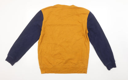 Gap Men’s Brown & Navy Crew Neck Graphic Sweatshirt M