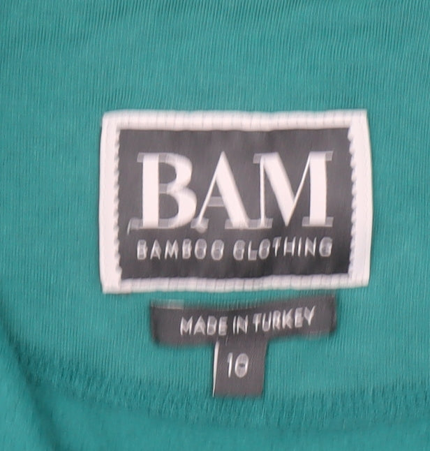 Womens UK Size 16 BAM Green Pullover Sweatshirt
