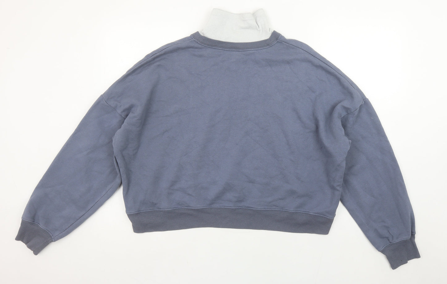 Womens UK Size L Hollister Blue Pullover Sweatshirt