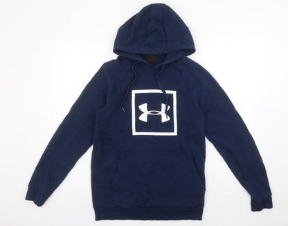 Mens UK Size XS Under armour Blue Pullover Hoodie