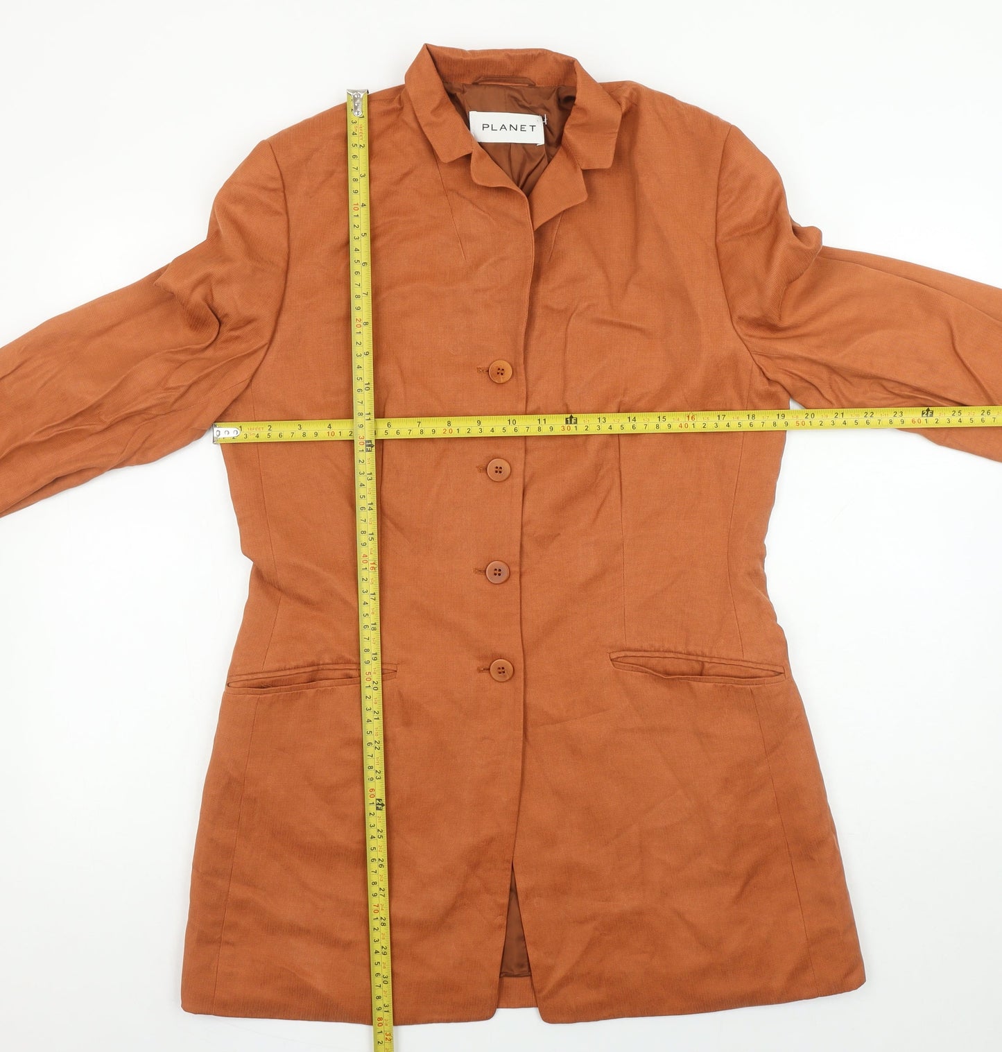 Womens UK Size 12 Planet Regular Brown Blazer