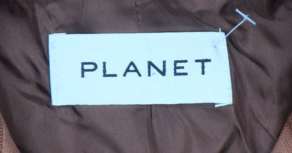 Womens UK Size 12 Planet Regular Brown Blazer