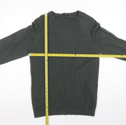 Mens UK Size S JACK & JONES Green Pullover Jumper