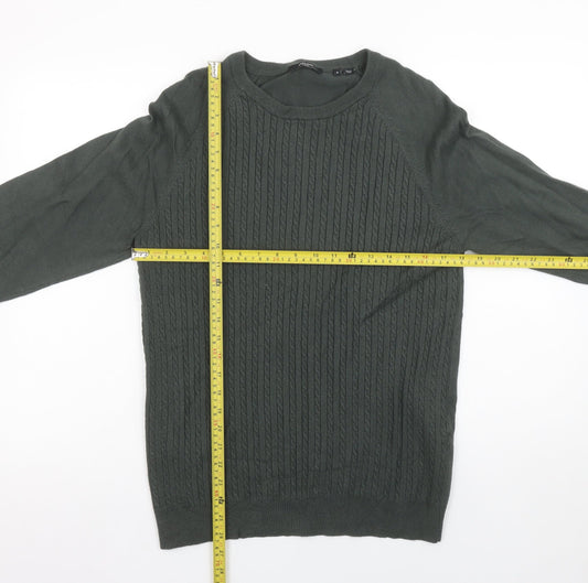 Mens UK Size S JACK & JONES Green Pullover Jumper