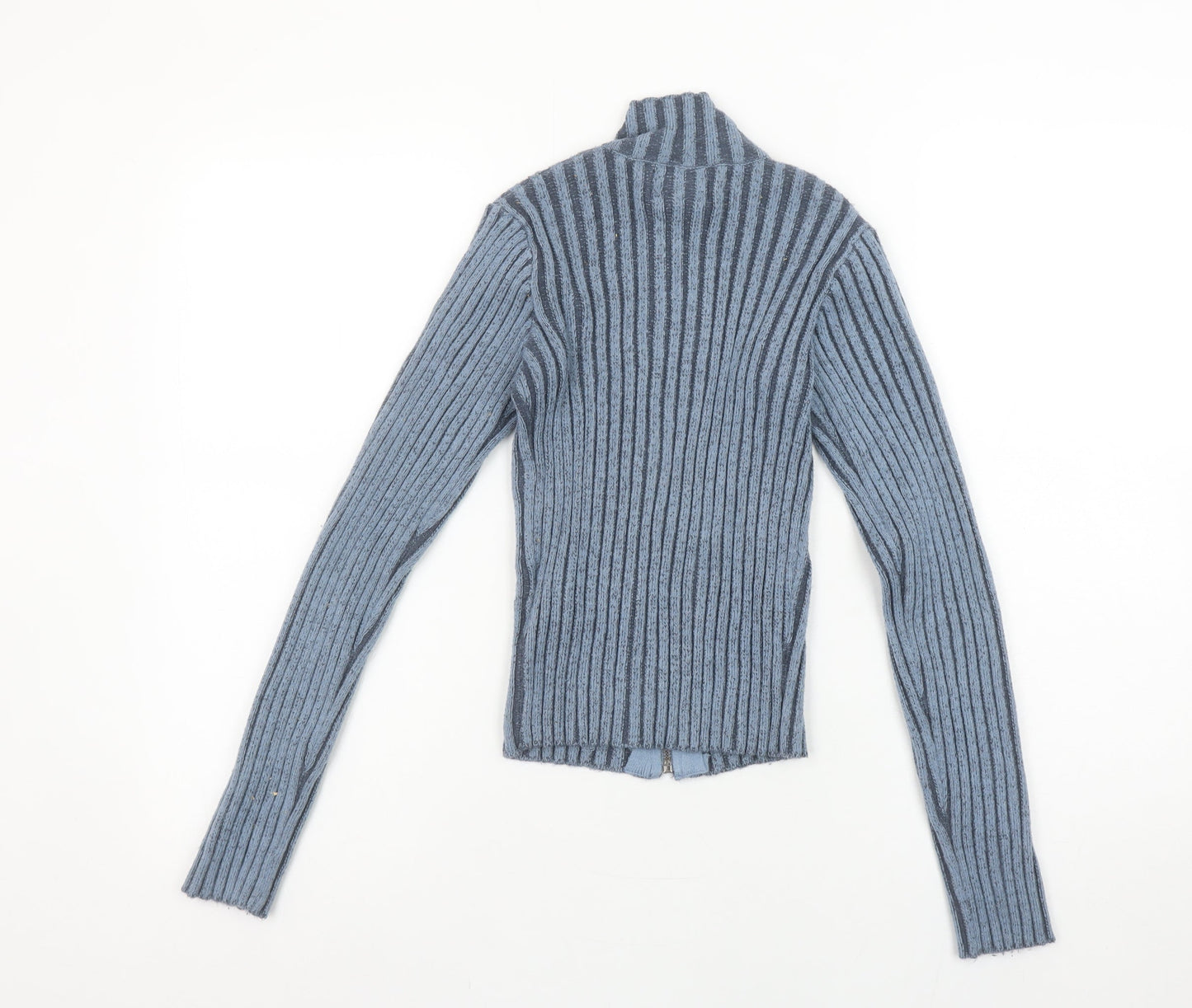 Teens UK Size 14 Pull&Bear Blue Full Zip Jumper