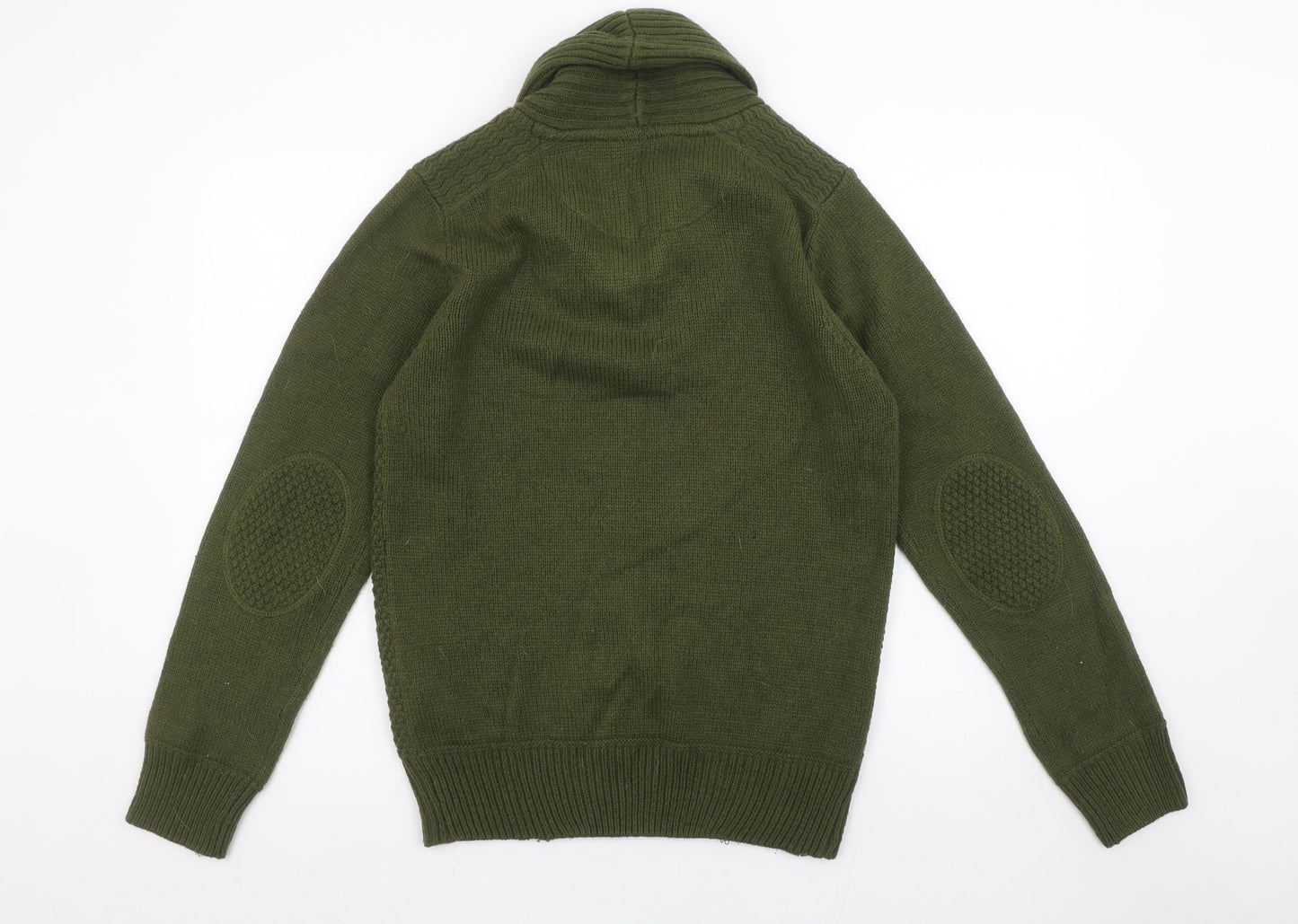 Womens UK Size S Emerald Isle Knitwear Green Pullover Jumper