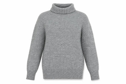 Springfield Women's Grey Roll Neck Knit Jumper Size 12