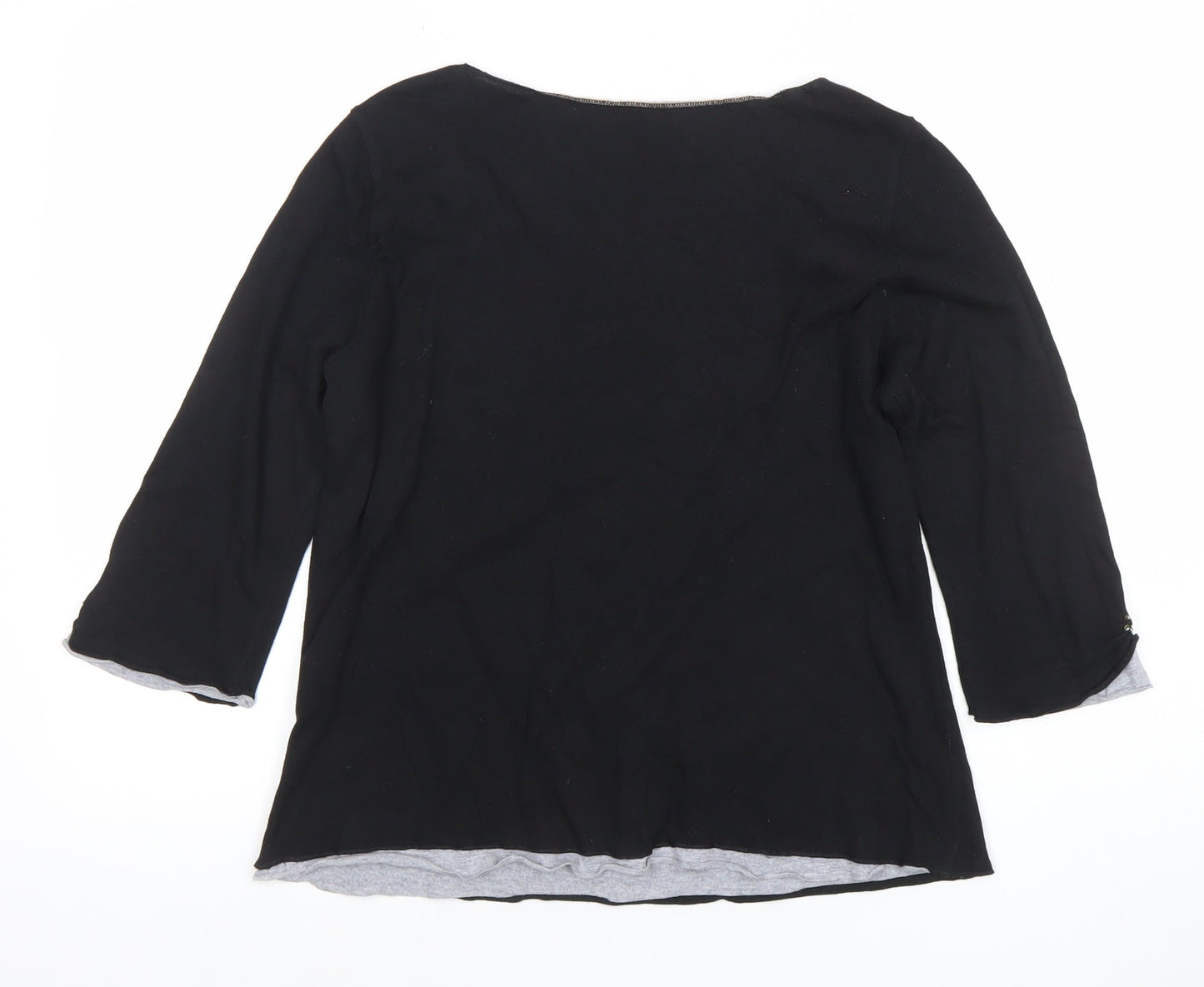 Womens UK Size 16 Marks and Spencer Black Basic Blouse