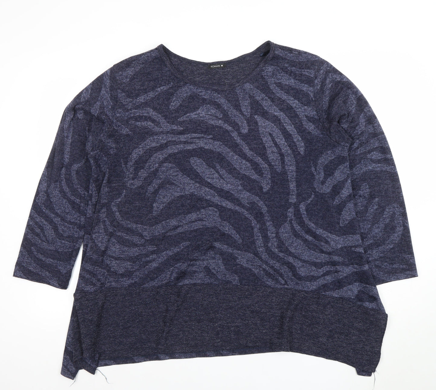Womens UK Size M Roman Blue Pullover Jumper