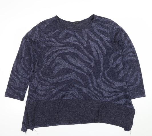 Womens UK Size M Roman Blue Pullover Jumper